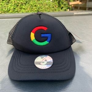 Brand New Black Google Cap Three In B2